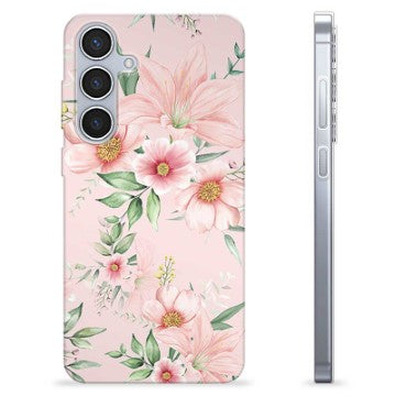 Samsung Galaxy S24+ TPU Cover - Vandfarveblomster