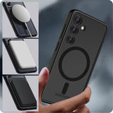Samsung Galaxy S24 Tech-Protect Magmat Cover - MagSafe Kompatibel - Frostet Sort