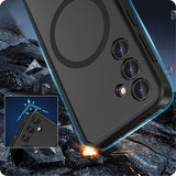 Samsung Galaxy S24 Tech-Protect Magmat Cover - MagSafe Kompatibel - Frostet Sort