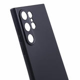 Samsung Galaxy S24 Ultra Anti-Fingeraftryk Mat TPU Cover - Sort