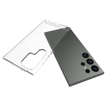 Samsung Galaxy S24 Ultra Skridsikkert TPU Cover - Gennemsigtig