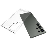 Samsung Galaxy S24 Ultra Skridsikkert TPU Cover - Gennemsigtig