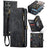 Samsung Galaxy S24 Ultra Caseme 008 2-i-1 Multifunktionel Pung - Sort