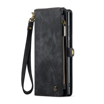 Samsung Galaxy S24 Ultra Caseme 008 2-i-1 Multifunktionel Pung - Sort