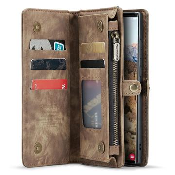 Samsung Galaxy S24 Ultra Caseme 008 2-i-1 Multifunktionel Pung - Brun