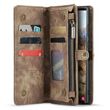 Samsung Galaxy S24 Ultra Caseme 008 2-i-1 Multifunktionel Pung - Brun