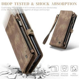 Samsung Galaxy S24 Ultra Caseme 008 2-i-1 Multifunktionel Pung - Brun