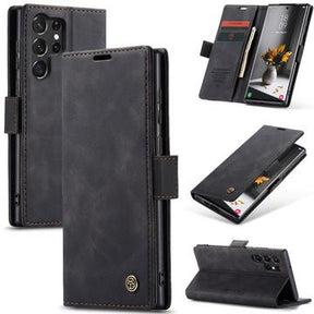 Samsung Galaxy S24 Ultra Caseme 013 Series Pung Cover - Sort
