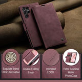 Samsung Galaxy S24 Ultra Caseme 013 Series Pung Cover - Rød