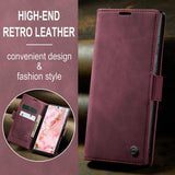 Samsung Galaxy S24 Ultra Caseme 013 Series Pung Cover - Rød