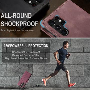 Samsung Galaxy S24 Ultra Caseme 013 Series Pung Cover - Rød