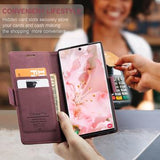Samsung Galaxy S24 Ultra Caseme 013 Series Pung Cover - Rød