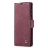 Samsung Galaxy S24 Ultra Caseme 013 Series Pung Cover - Rød