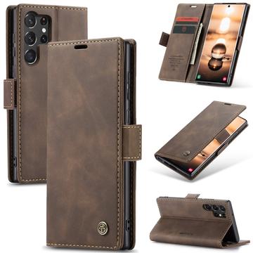 Samsung Galaxy S24 Ultra Caseme 013 Series Pung Cover - Kaffe