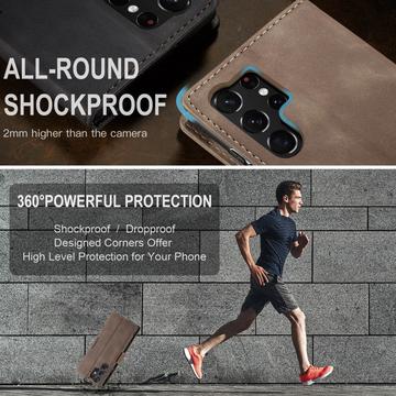 Samsung Galaxy S24 Ultra Caseme 013 Series Pung Cover - Kaffe