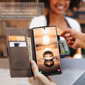 Samsung Galaxy S24 Ultra Caseme 013 Series Pung Cover - Kaffe