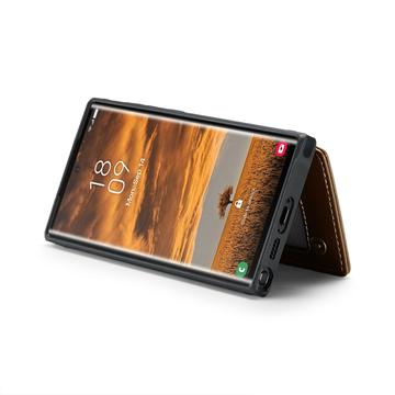 Samsung Galaxy S24 Ultra Caseme C22 Cover med RFID-kortpung - Brun