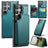 Samsung Galaxy S24 Ultra Caseme C22 Cover RFID-kortpung - Grøn