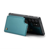 Samsung Galaxy S24 Ultra Caseme C22 Cover RFID-kortpung - Grøn