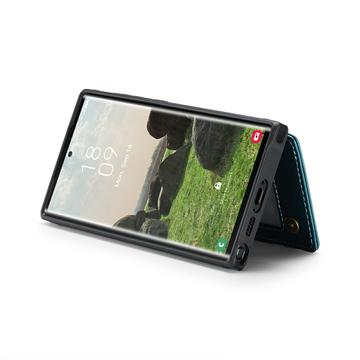 Samsung Galaxy S24 Ultra Caseme C22 Cover RFID-kortpung - Grøn
