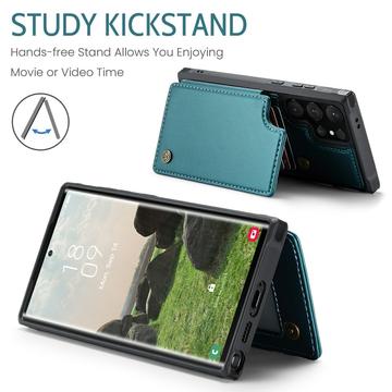 Samsung Galaxy S24 Ultra Caseme C22 Cover RFID-kortpung - Grøn