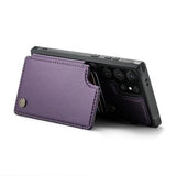 Samsung Galaxy S24 Ultra Caseme C22 Cover med RFID-kortpung - Lilla
