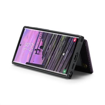 Samsung Galaxy S24 Ultra Caseme C22 Cover med RFID-kortpung - Lilla
