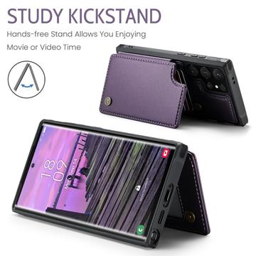 Samsung Galaxy S24 Ultra Caseme C22 Cover med RFID-kortpung - Lilla