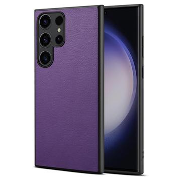 Samsung Galaxy S24 Ultra Dækket Hybrid Cover - Lilla