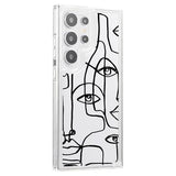 Samsung Galaxy S24 Ultra Fashion TPU Cover - abstrakt portræt