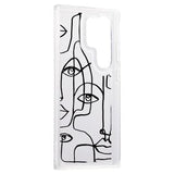Samsung Galaxy S24 Ultra Fashion TPU Cover - abstrakt portræt