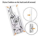 Samsung Galaxy S24 Ultra Fashion TPU Cover - abstrakt portræt