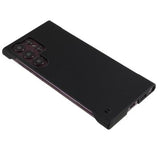 Samsung Galaxy S24 Ultra Plastik Cover Uden Sider - Sort