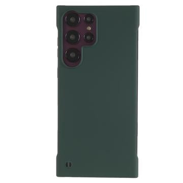Samsung Galaxy S24 Ultra Plastik Cover Uden Sider - Mørkegrøn