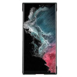 Samsung Galaxy S24 Ultra Plastik Cover Uden Sider - Mørkegrøn