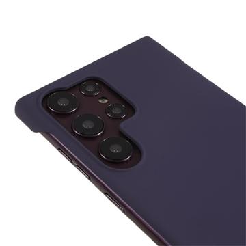 Samsung Galaxy S24 Ultra Plastik Cover Uden Sider - Mørkelilla