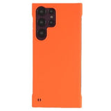 Samsung Galaxy S24 Ultra Plastik Cover Uden Sider - Orange