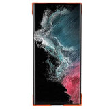 Samsung Galaxy S24 Ultra Plastik Cover Uden Sider - Orange