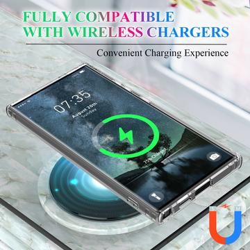 Samsung Galaxy S24 Ultra Hybrid Cover - MagSafe Kompatibel - Gennemsigtig