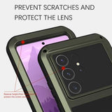 Samsung Galaxy S24 Ultra Love Mei Powerful Hybrid Cover - Grøn