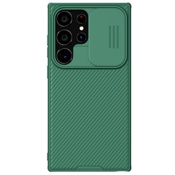 Samsung Galaxy S24 Ultra Nillkin CamShield Pro Hybrid Cover - Grøn