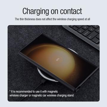 Samsung Galaxy S24 Ultra Nillkin Frosted Shield Pro Magnetic Hybrid Cover - Sort