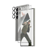 Samsung Galaxy S24 Ultra PanzerGlass 3-i-1 Beskyttelsessæt - Klar