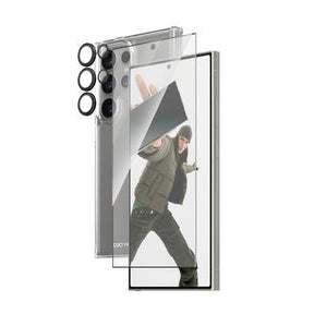 Samsung Galaxy S24 Ultra PanzerGlass 3-i-1 Beskyttelsessæt - Klar