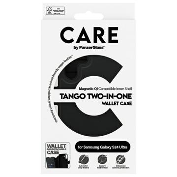 Samsung Galaxy S24 Ultra PanzerGlass Care Tango 2-i-1 pungetui - MagSafe-kompatibel - Sort