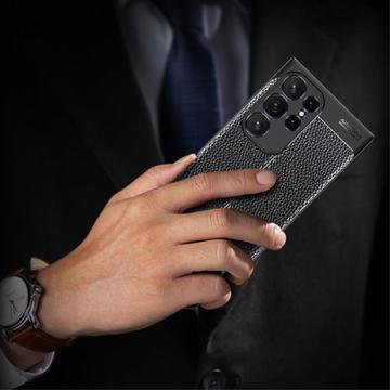 Samsung Galaxy S24 Ultra Slim-Fit Premium TPU Cover - Sort