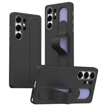 Samsung Galaxy S24 Ultra Smart hybrid cover med stående greb - Sort
