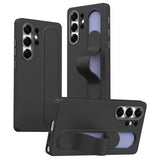 Samsung Galaxy S24 Ultra Smart hybrid cover med stående greb - Sort