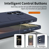 Samsung Galaxy S24 Ultra Smart hybrid cover med stående greb - Safir