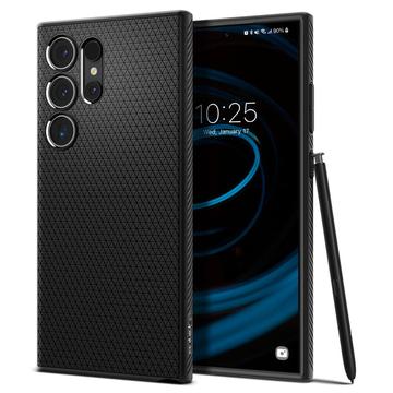 Samsung Galaxy S24 Ultra Spigen Liquid Air TPU Cover - Sort